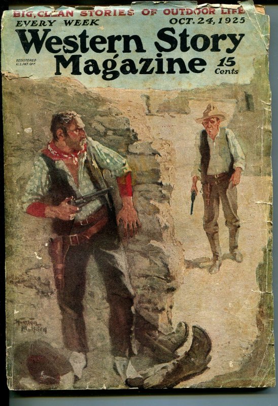 Western Story 12/31/1938-Happy New Year issue-romantic pulp cover-G