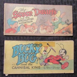 1947 Seven Dwarfs VG 4.0 & Bucky Bug G/VG 3.0 Cereal Premium LOT of 2