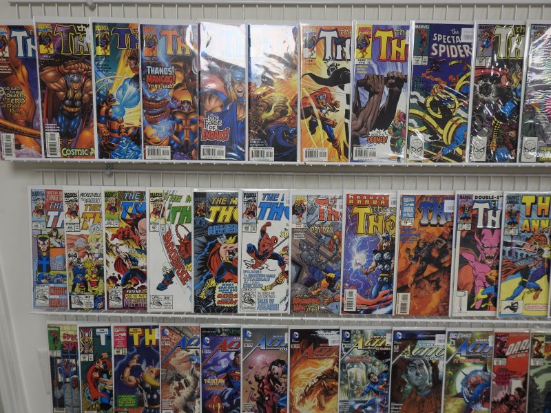 Huge Lot 150+ Comics W/ Thor, Batman, Spiderman, +More AVG VF-
