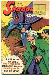 Shadow Vol 6 #3 1946- Doc Savage Nick Carter Golden Age G/VG