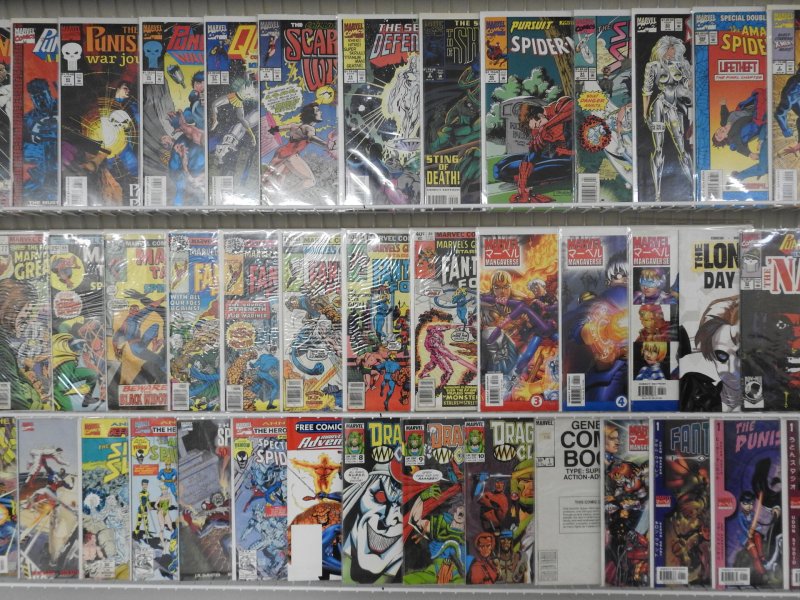 Huge Lot 130+ Comics W/ Transformers, Spider-Man, Fantastic Four+ Avg Fine+