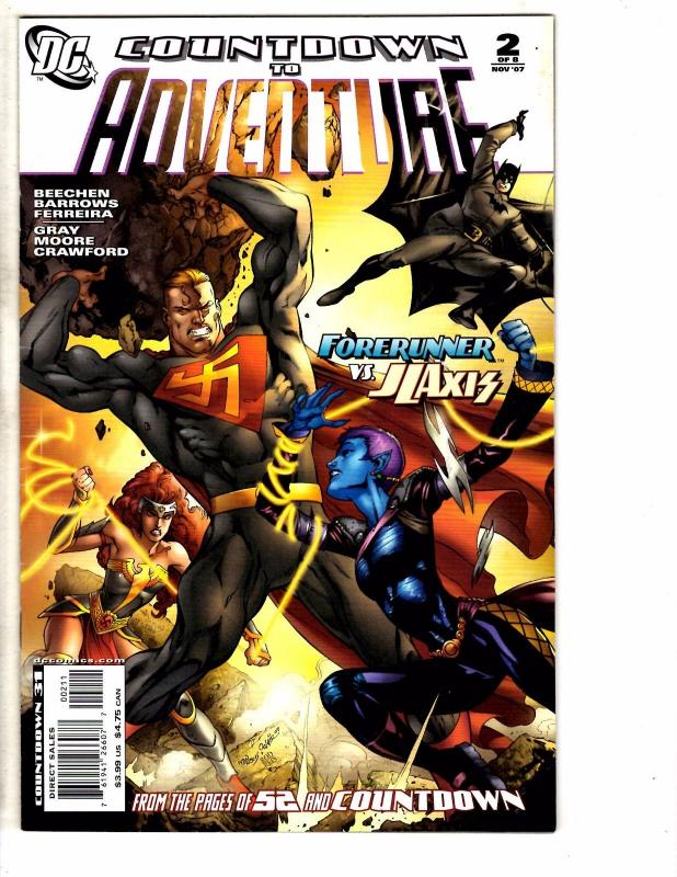 Lot Of 4 Countdown To Adventure DC Comic Books # 1 2 3 6 Batman Flash Arrow J220