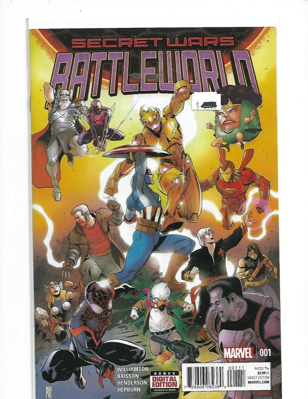 Secret Wars Battleworld #1 (2015) Marvel Comics  S03