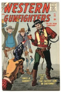 Western Gunfighters #25 1957- Atlas Comics- Russ Heath- Maneely FN