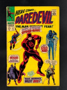 Daredevil #27 (1967) Crossover Appearance by Spider-Man