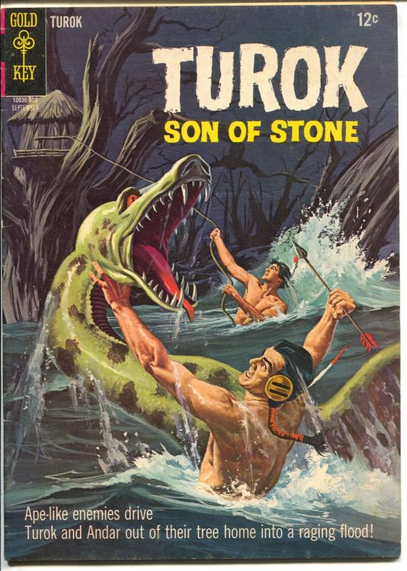 Turok Son Of Stone 47 1965-Gold Key issue-monster cover-VG/FN