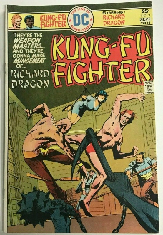 KUNG FU FIGHTER#3 FN/VF 1975 JACK KIRBY DC BRONZE AGE COMICS