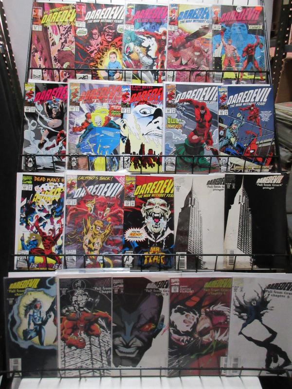 Daredevil (Marvel 1983-95) #193-344 Lot of 45Diff Reader's Library Grace Falling