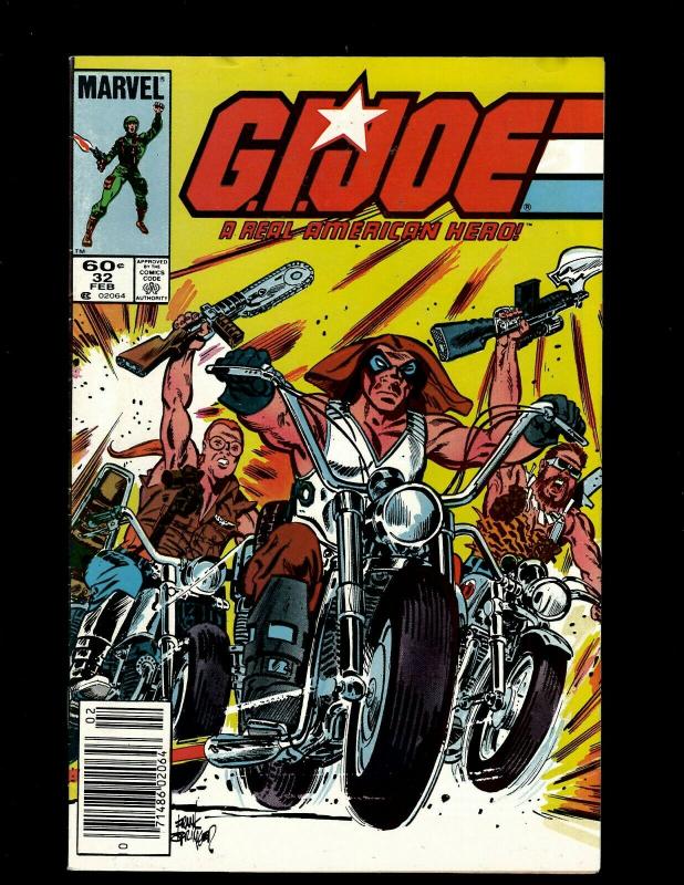 Lot of 12 GI Joe Marvel Comic Books #2 5 25 27 31 32 36 39 40 43 44 45 J411