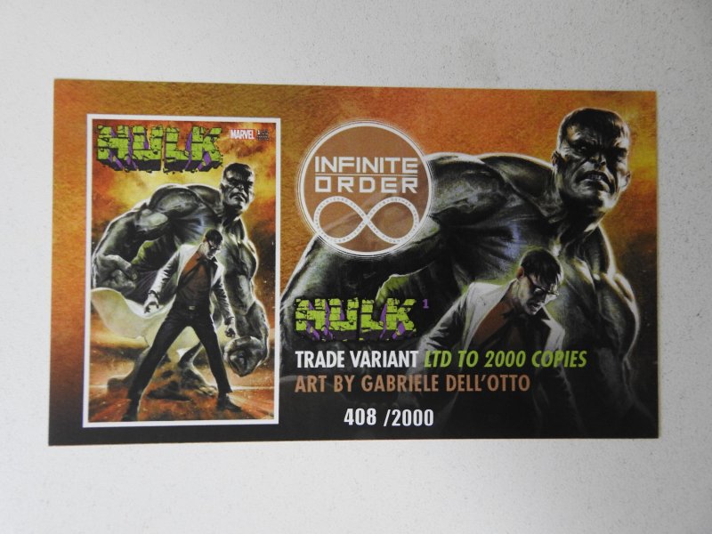 Hulk #1 Variant VF/NM Condition! W/ Cert