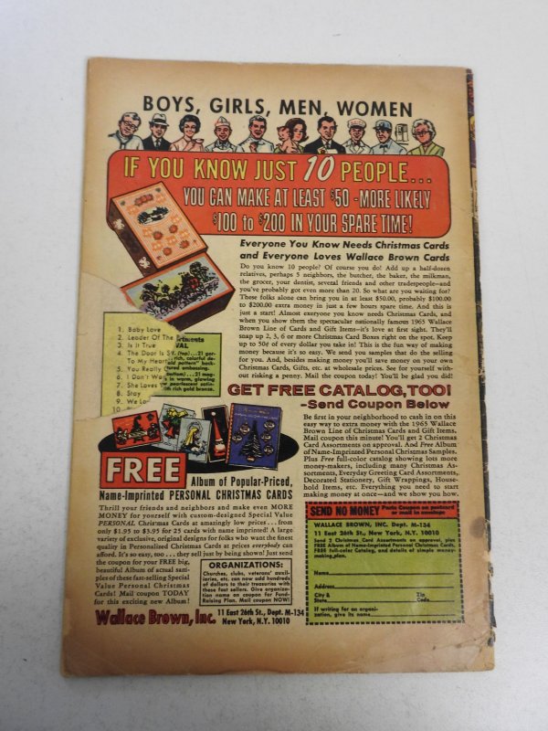 Fantastic Four #43 (1965) FR/GD  moisture stains, 2 in cumulative spine split