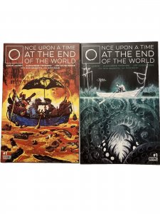 Once Upon A Time At The End Of The World #1 1st & 2nd Prints Set Lot Aaron Boom!