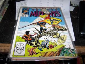 NEW MUTANTS  COMIC # 61 1987  MARVEL X MEN  fall of the mutants  magneto