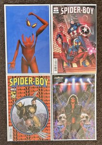Spider-Boy #1,2,3,4 Marvel Variants Lot