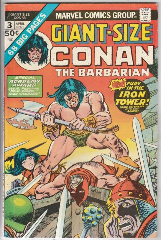 Giant-Size Conan #3 (Apr-75) FN/VF Mid-High-Grade Conan