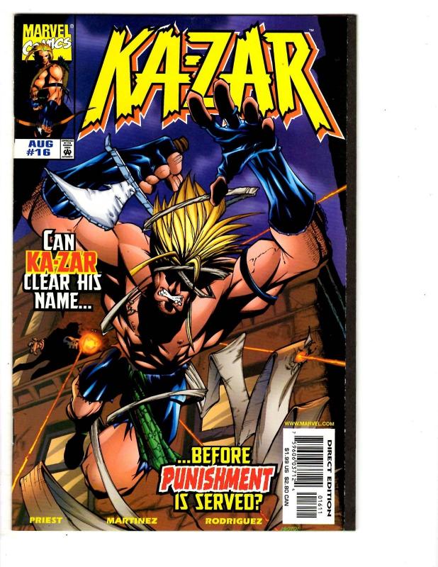 3 Ka-Zar Marvel Comic Books # 14 15 16 Punisher X-Men Mark Waid Andy Kubert MS7