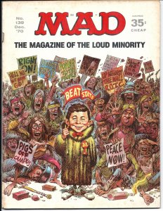 Mad No. 139,  Dec, 1970 (GD+)