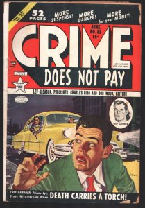 Crime Does Not Pay #88-1950-B Fuji tommy gun cover-Chip Gardner-Private Eye