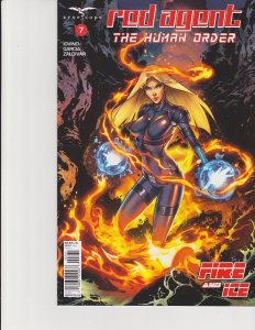 Red Agent Human Order #7 Cover C Zenescope Comic GFT NM Valentino