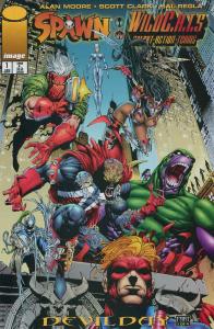 Spawn/WildC.A.T.S #1 VF ; Image | Alan Moore Wildcats