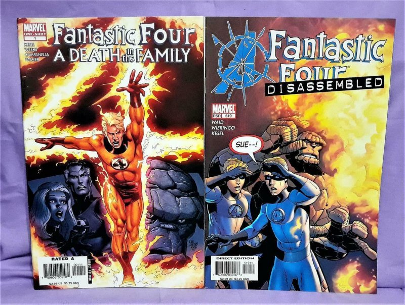 FANTASTIC FOUR A Death in the Family One Shot and #519 (Marvel 2006)