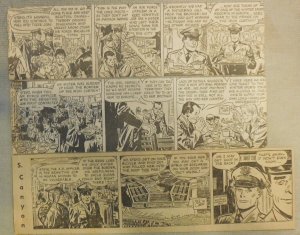 (313) Steve Canyon Dailies by Milton Caniff  from 1959 Complete Year !