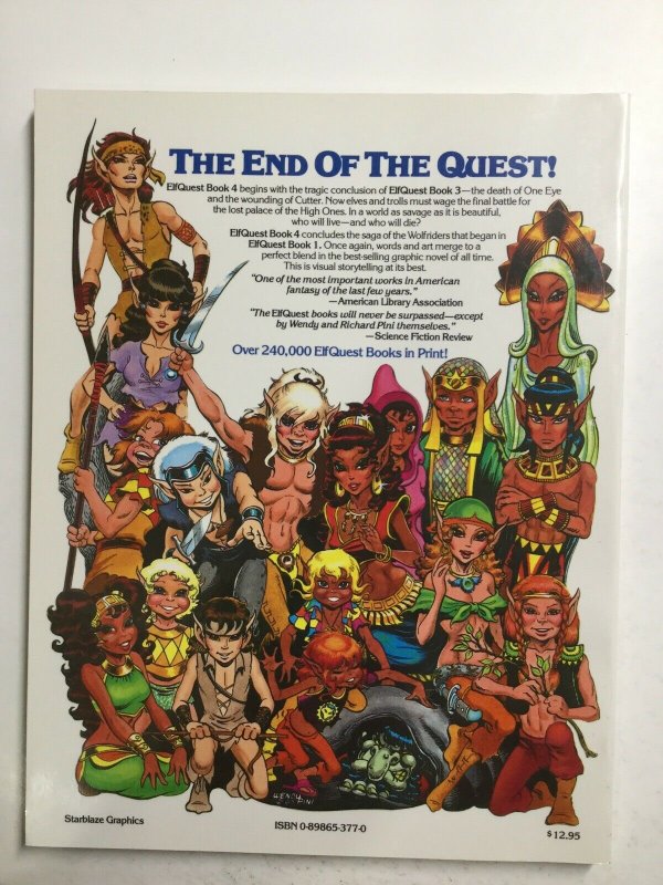 Elfquest Book 4 Magazine Near Mint- Nm- 9.0 Starblaze Graphics