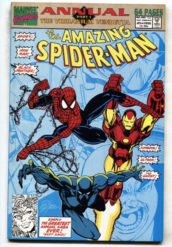 AMAZING SPIDER-MAN ANNUAL #25--1st SOLO VENOM--comic book--MARVEL--VF/NM