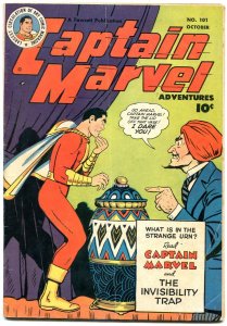Captain Marvel Adventures #101  1949 - Fawcett  -VG+ - Comic Book