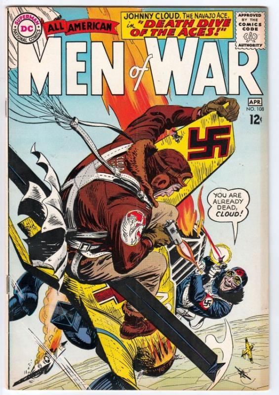 All-American Men of War #108 strict FN/VF+ 7.0  1965 Mid High-Grade Boca