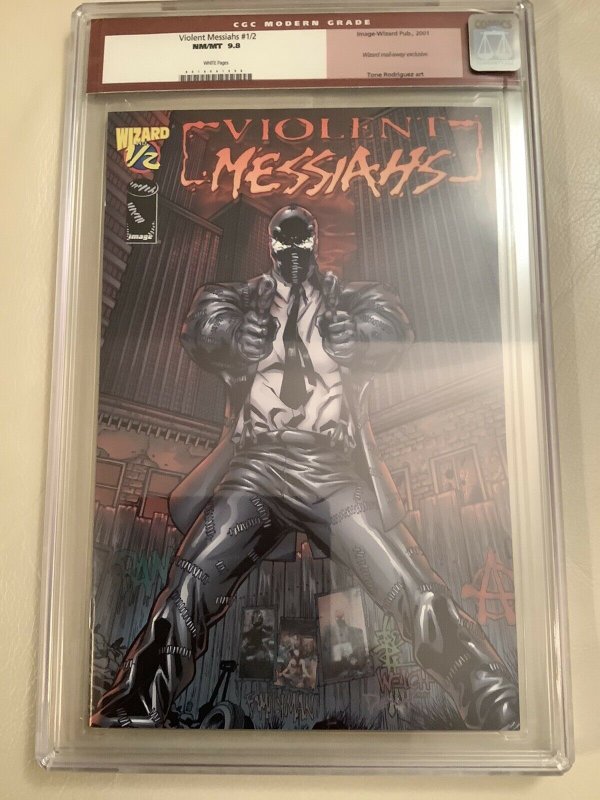 Violent Messiahs Wizard 1/2 Mail Away CGC Old Red Label 9.8