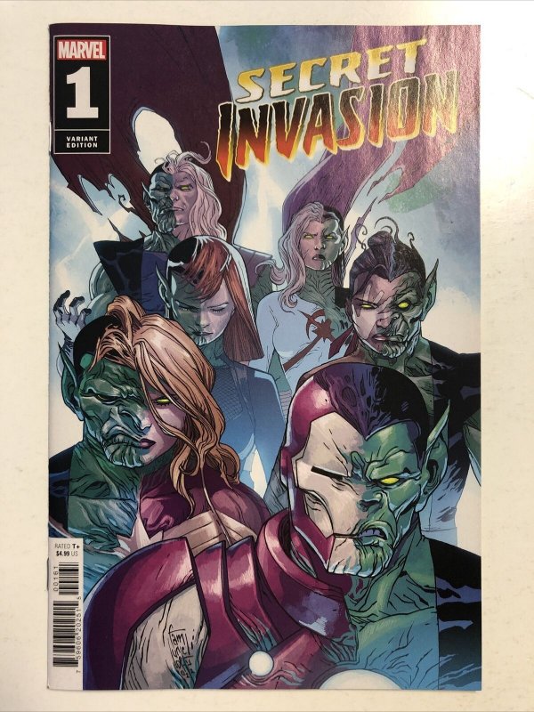 Secret Invasion Poster Book #1 VF ; Marvel Comic Book 