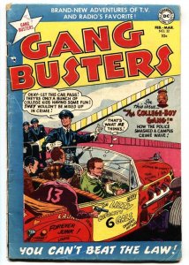 Gang Busters #37 1953-College-Boy Gang story-Jalopy cover