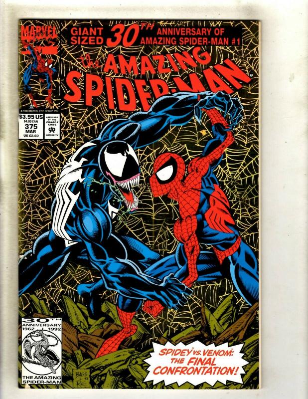 The Amazing Spider-Man # 375 VF/NM Marvel Comic Book Venom Mary Jane J383