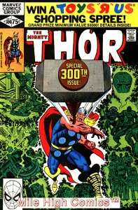 THOR  (1962 Series) (#83-125 JOURNEY INTO MYSTERY, 126-502) #300 Fine