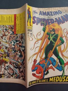 Amazing Spider-Man #62 - Medusa - Gwen Stacy - Romita sr - 1968 - VG/FN