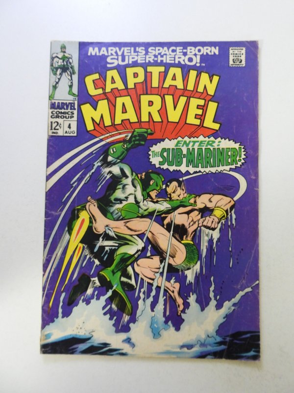 Captain Marvel #4 (1968) VG condition see description
