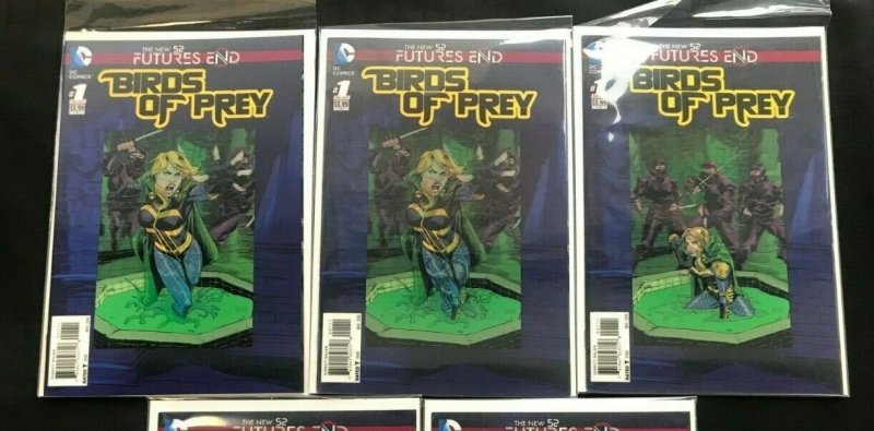 BIRDS OF PREY #1'S 5PC LOT (NM) FUTURE'S END!! 2014