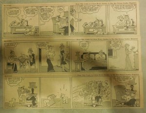 (312) Blondie Dailies by Chic Young from 1942  3 x 10 inches Complete Year !