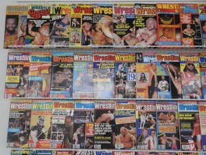 Huge Lot 100+ Vintage Wrestling Magazines W/ Flair, Rock, Hulk, Macho Man+ NICE!