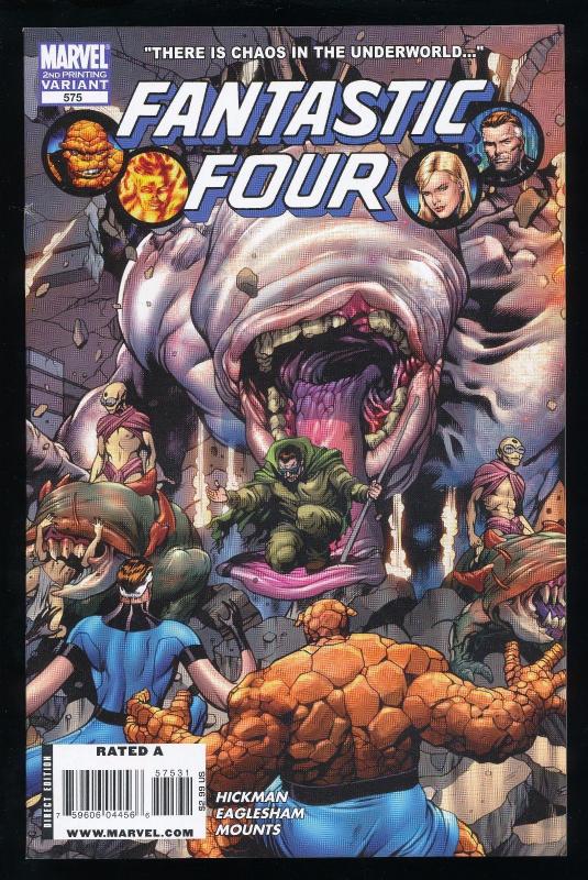 MARVEL COMICS Fantastic Four #575 2nd Printing Variant edition NM (SIC379) 