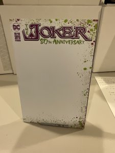 Joker 80th Anniversary 100-Page Super Spectacular  Blank Variant!