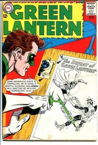 GREEN LANTERN #19 1963-SONAR-INKING BOARD-DC COMICS G