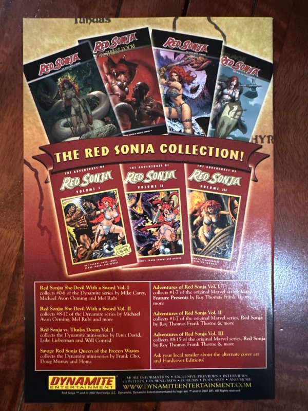 Red Sonja: Vacant Shell Variant Cover (2007)