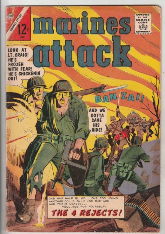 Marine Attack #5 (Jul-65) FN- Mid-Grade The 4 Rejects