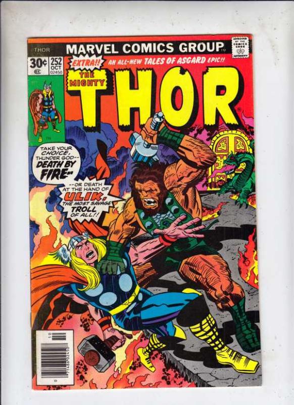 Thor, the Mighty #252 (Oct-76) VF- Mid-High-Grade Thor