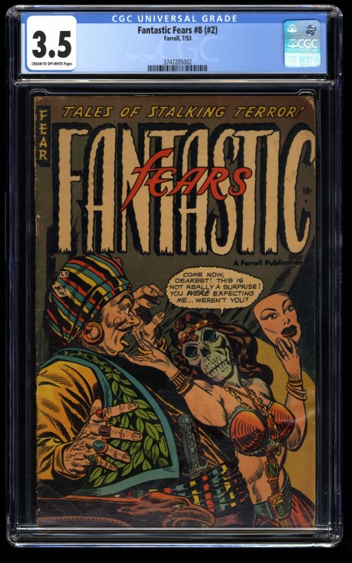 Fantastic Fears #2 CGC VG- 3.5 #8