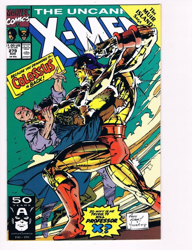 Uncanny X-Men # 279 Marvel Comic Books Hi-Res Scans Modern Age Awesome Issue! S2