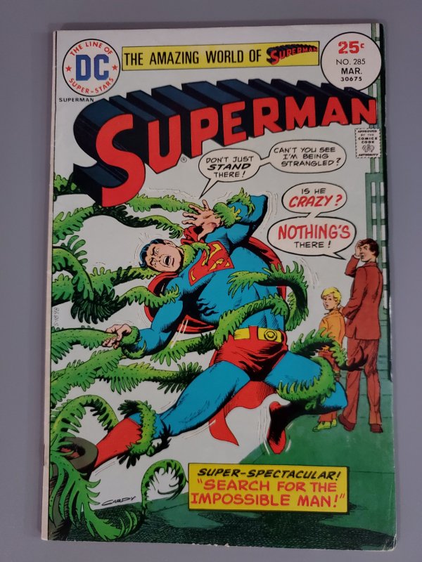 Superman 285 1975( vol 1 ) Bronze age