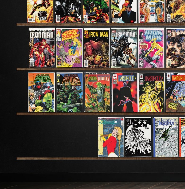 Huge Lot 140+ Comics with Iron Man, Ka Zar The Savage, Elementals & More!